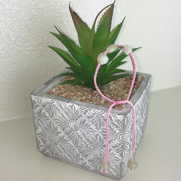 Handmade Chinese Knotting Bracelet W/ Glass Beads - Picture 6 of 8